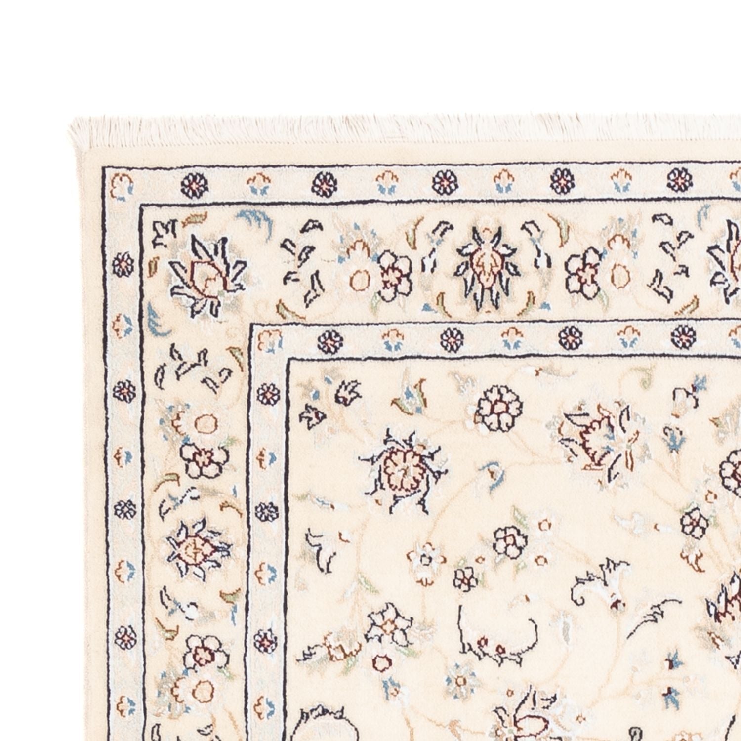 Persisk tæppe - Nain - Premium - 157 x 110 cm - creme