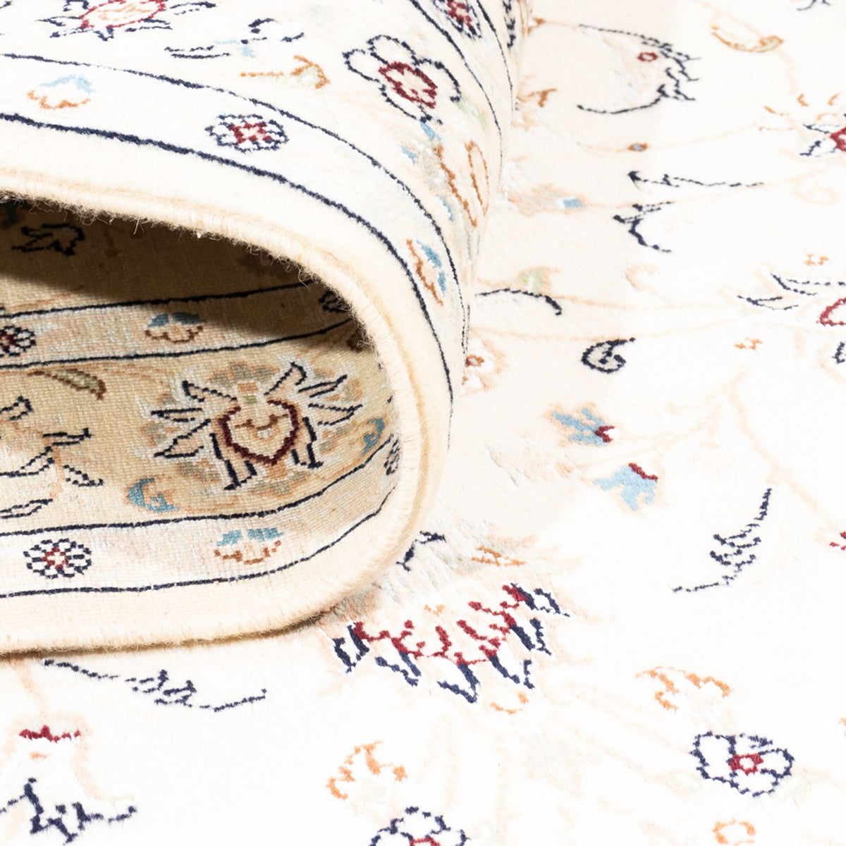 Persisk tæppe - Nain - Premium - 157 x 110 cm - creme