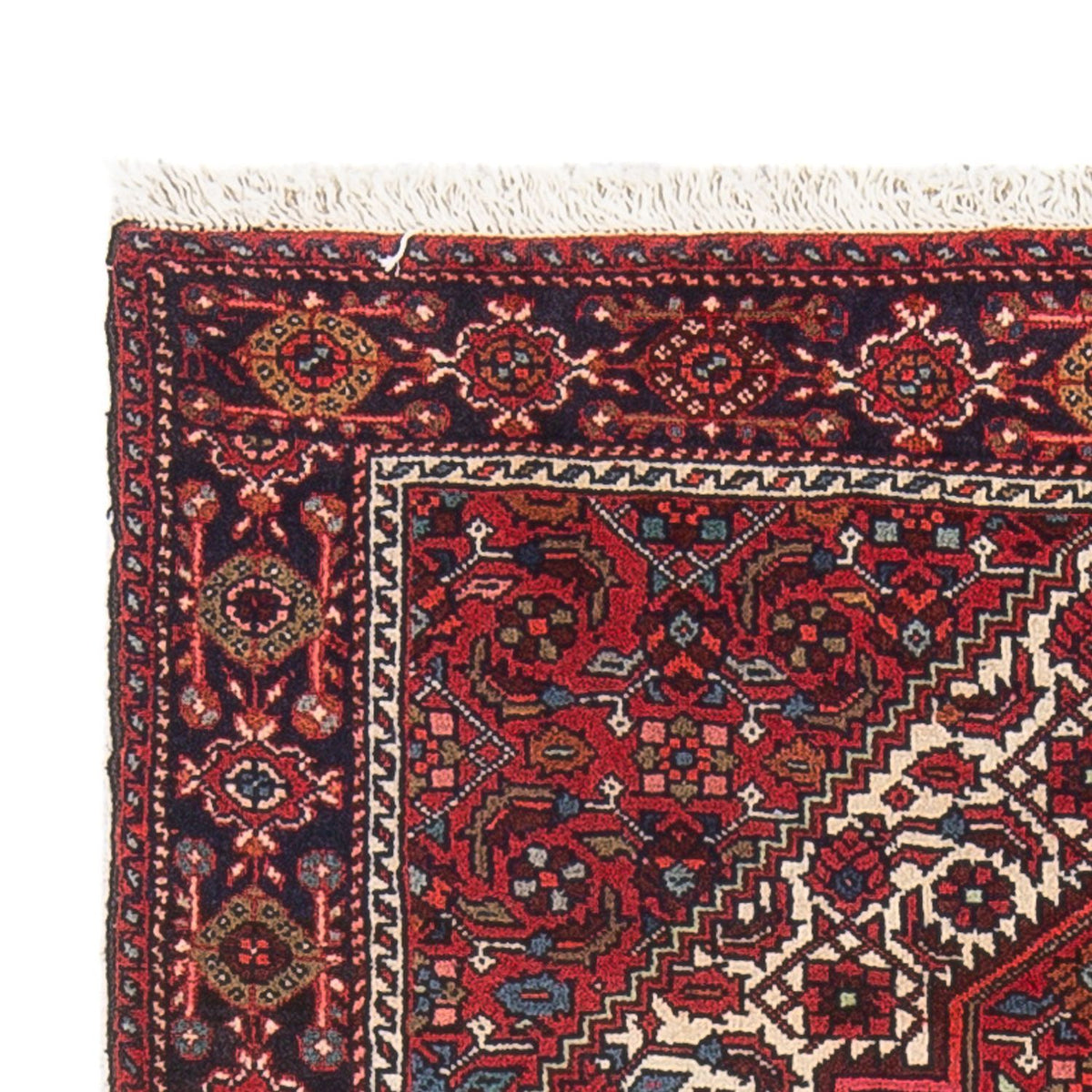 Persisk tæppe - Nomadisk - 111 x 68 cm - lysrød