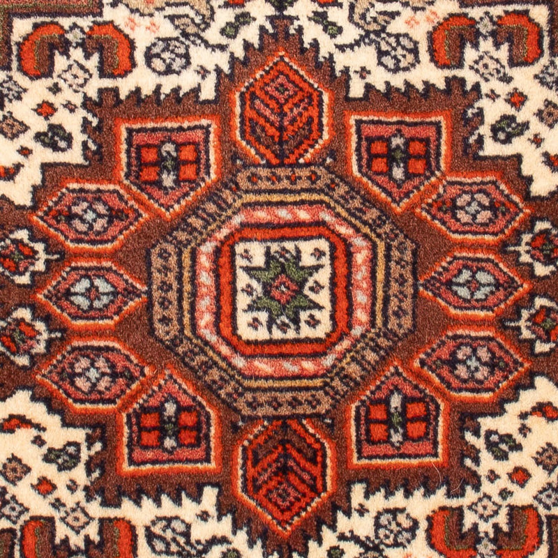 Persisk tæppe - Nomadisk - 80 x 45 cm - creme