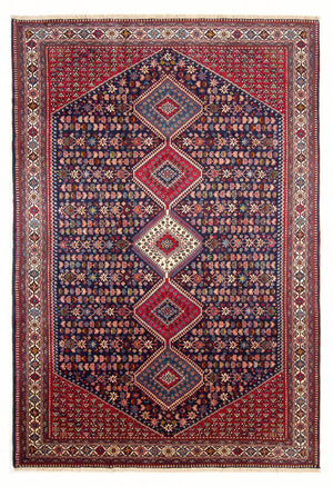 Persisk tæppe - Nomadisk - 300 x 200 cm - mørkeblå