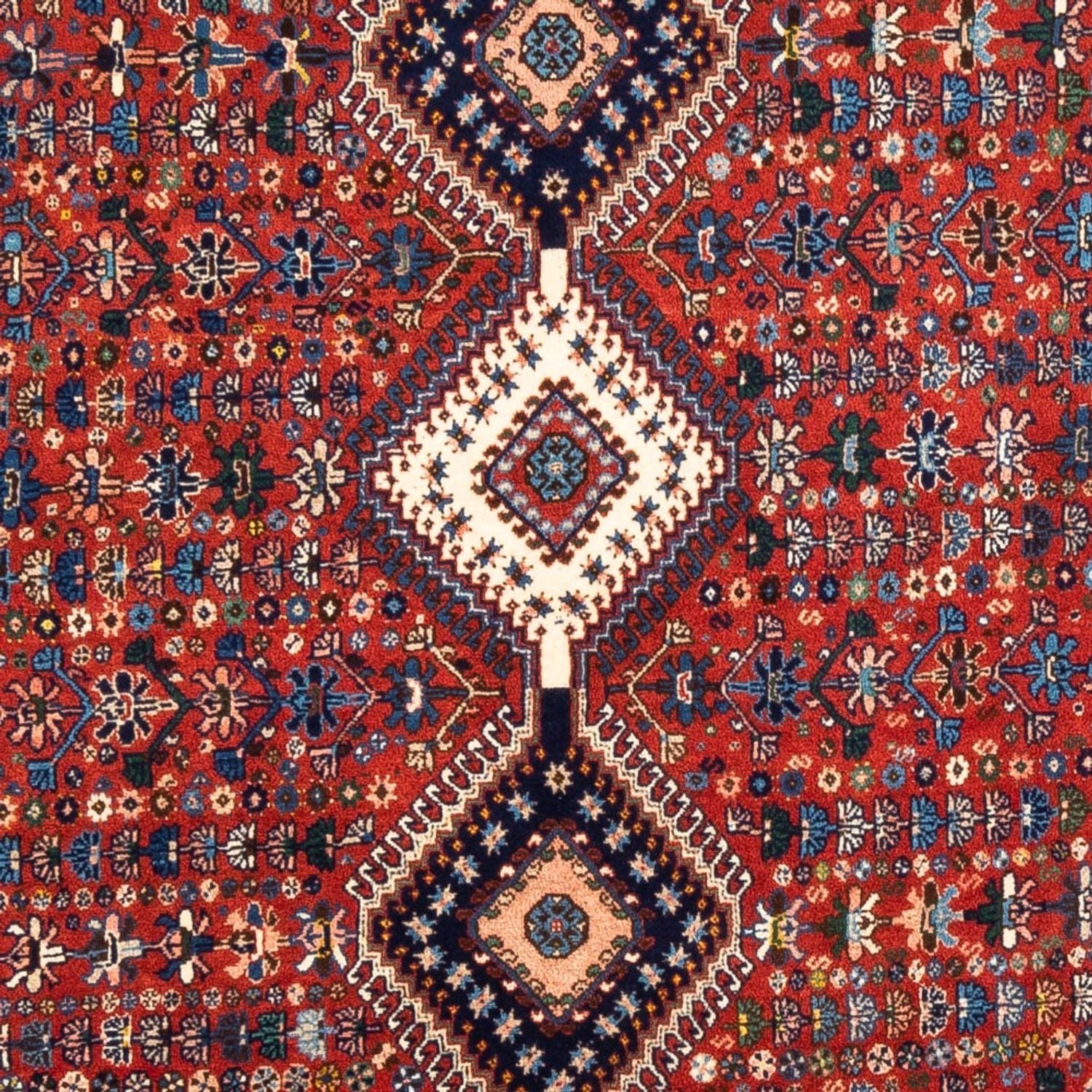 Persisk tæppe - Nomadisk - 250 x 152 cm - rød
