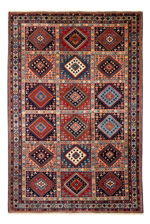 Persisk tæppe - Nomadisk - 305 x 202 cm - bordeaux rød