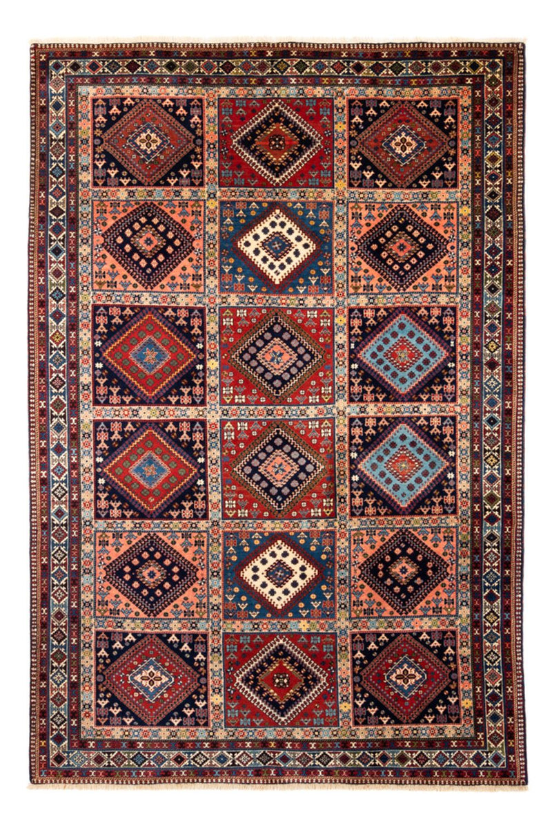 Persisk tæppe - Nomadisk - 305 x 202 cm - bordeaux rød