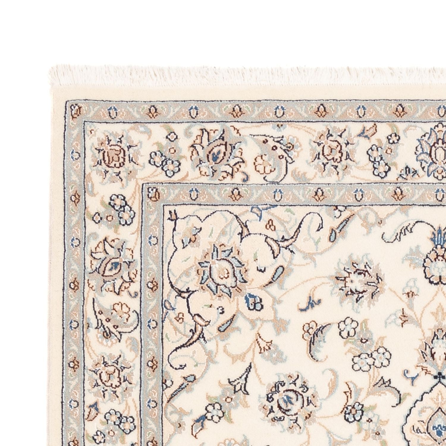 Persisk tæppe - Nain - Premium - 157 x 108 cm - creme