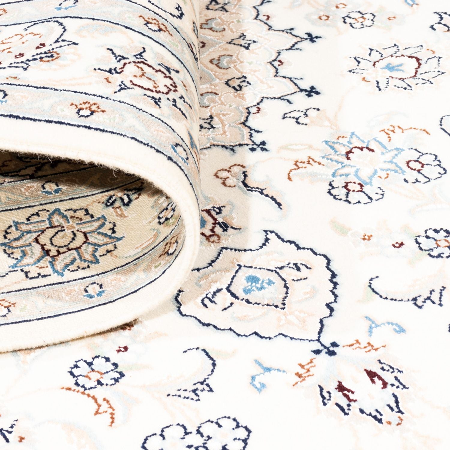 Persisk tæppe - Nain - Premium - 157 x 108 cm - creme