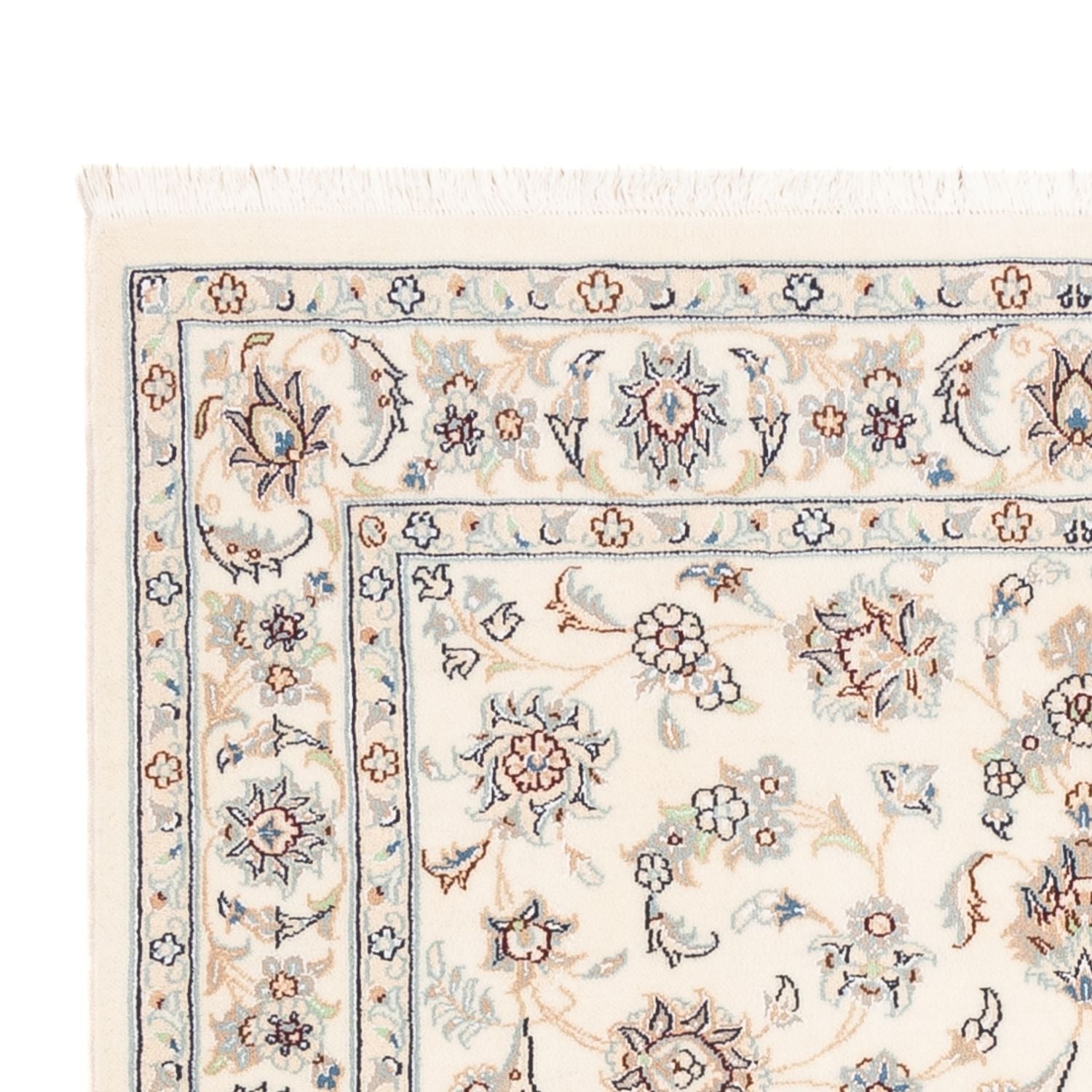Persisk tæppe - Nain - Premium - 163 x 108 cm - creme