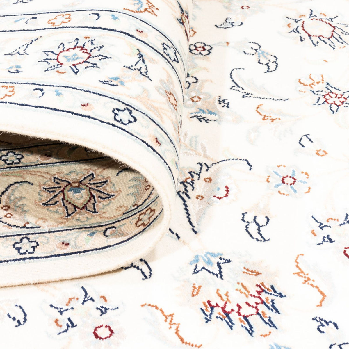 Persisk tæppe - Nain - Premium - 163 x 108 cm - creme