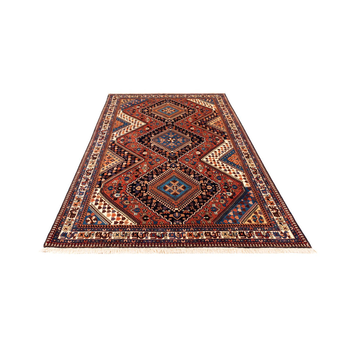 Persisk tæppe - Nomadisk - 258 x 160 cm - rød