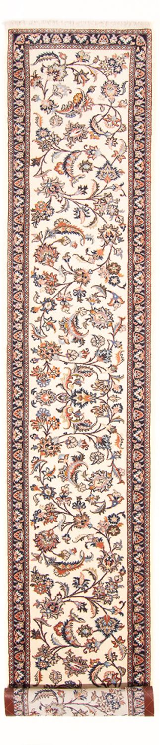 Løber Persisk tæppe - Classic - 393 x 75 cm - creme