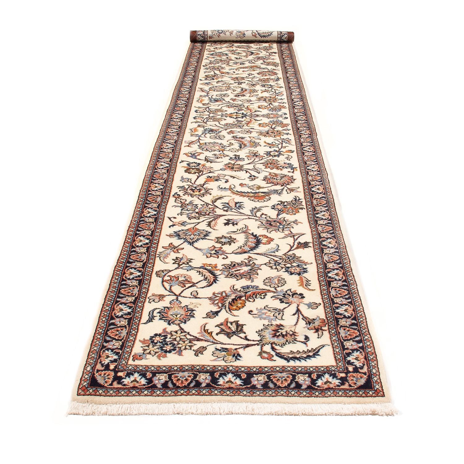 Løber Persisk tæppe - Classic - 393 x 75 cm - creme