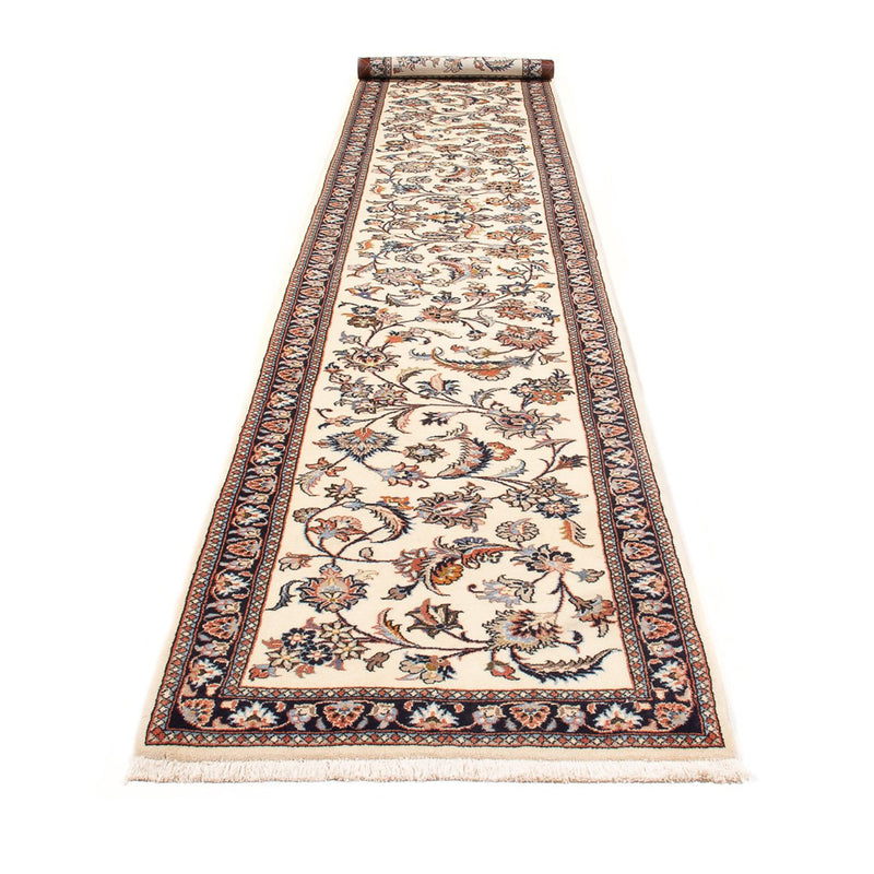 Løber Persisk tæppe - Classic - 393 x 75 cm - creme