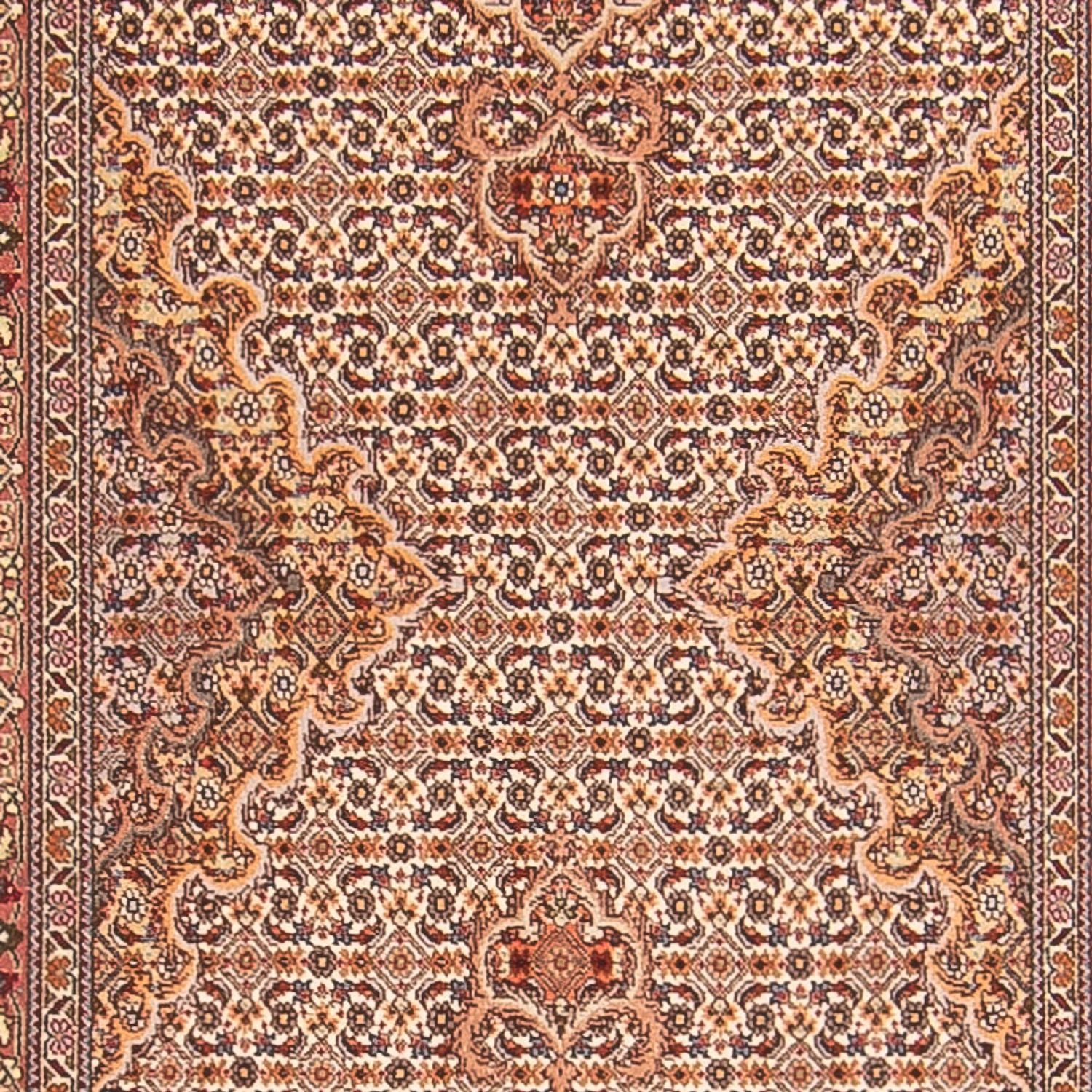 Løber Persisk tæppe - Tabriz - Royal - 407 x 78 cm - beige