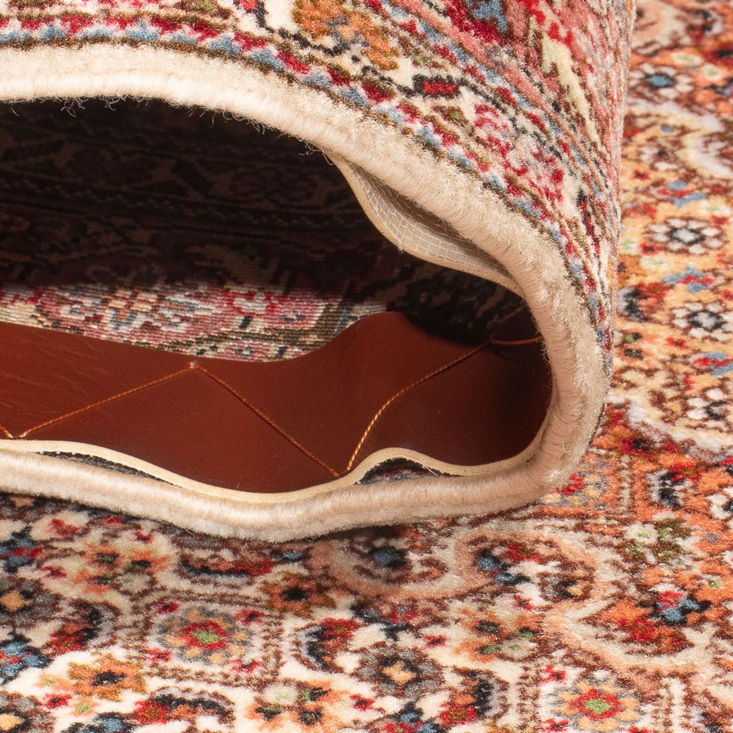 Løber Persisk tæppe - Tabriz - Royal - 407 x 78 cm - beige