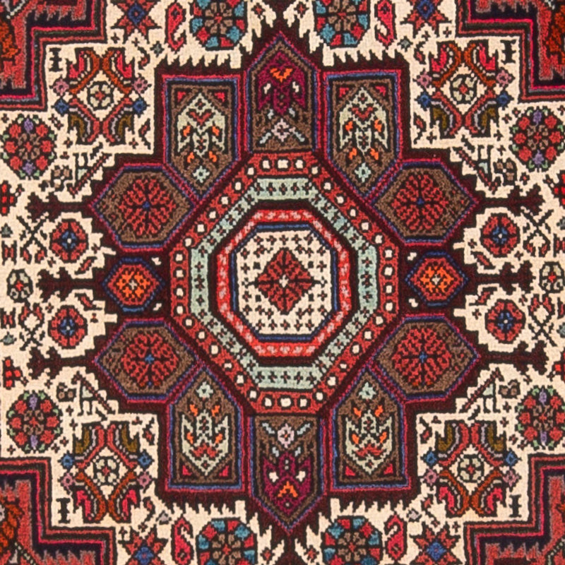 Persisk tæppe - Nomadisk - 134 x 68 cm - lysrød
