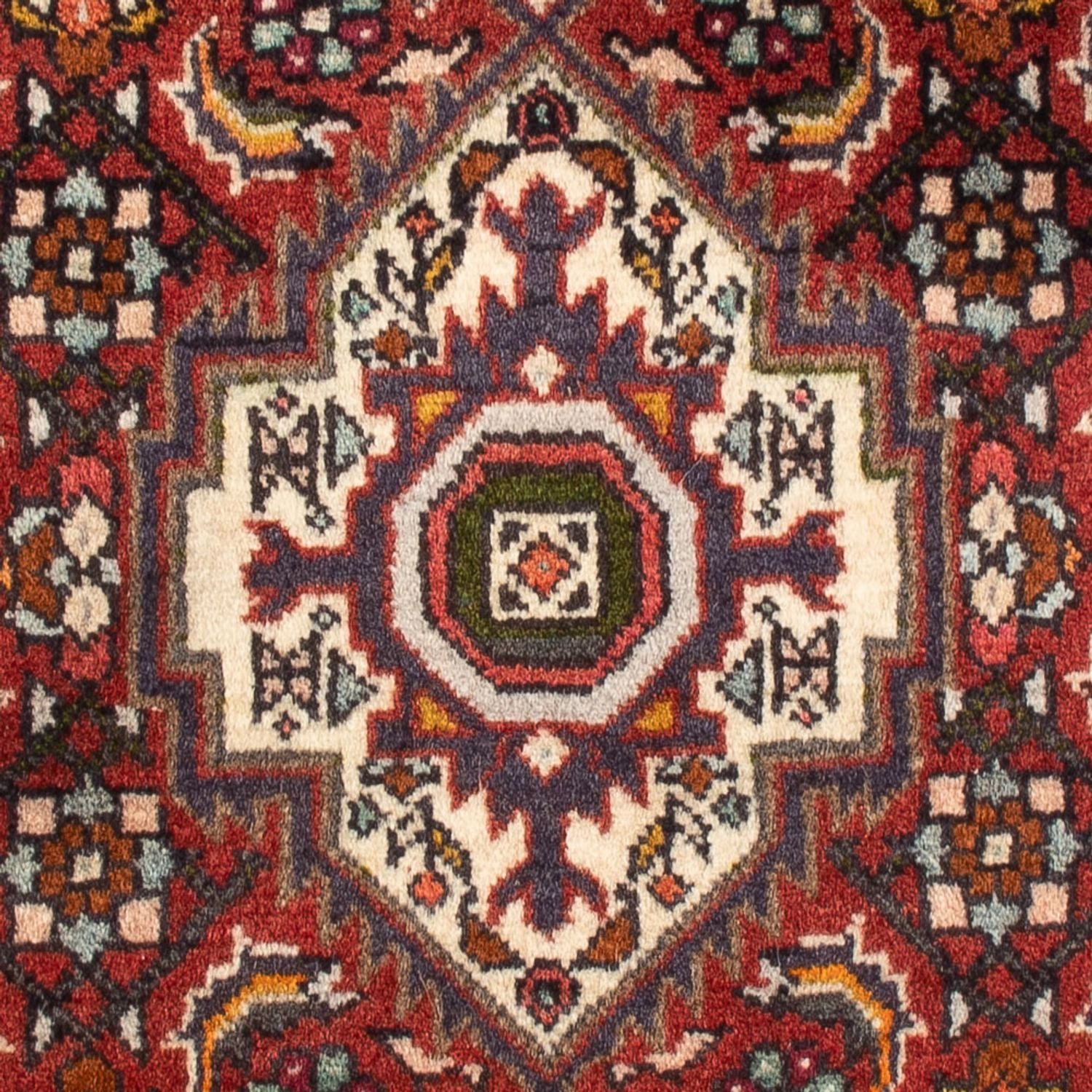 Persisk tæppe - Nomadisk - 92 x 63 cm - rød