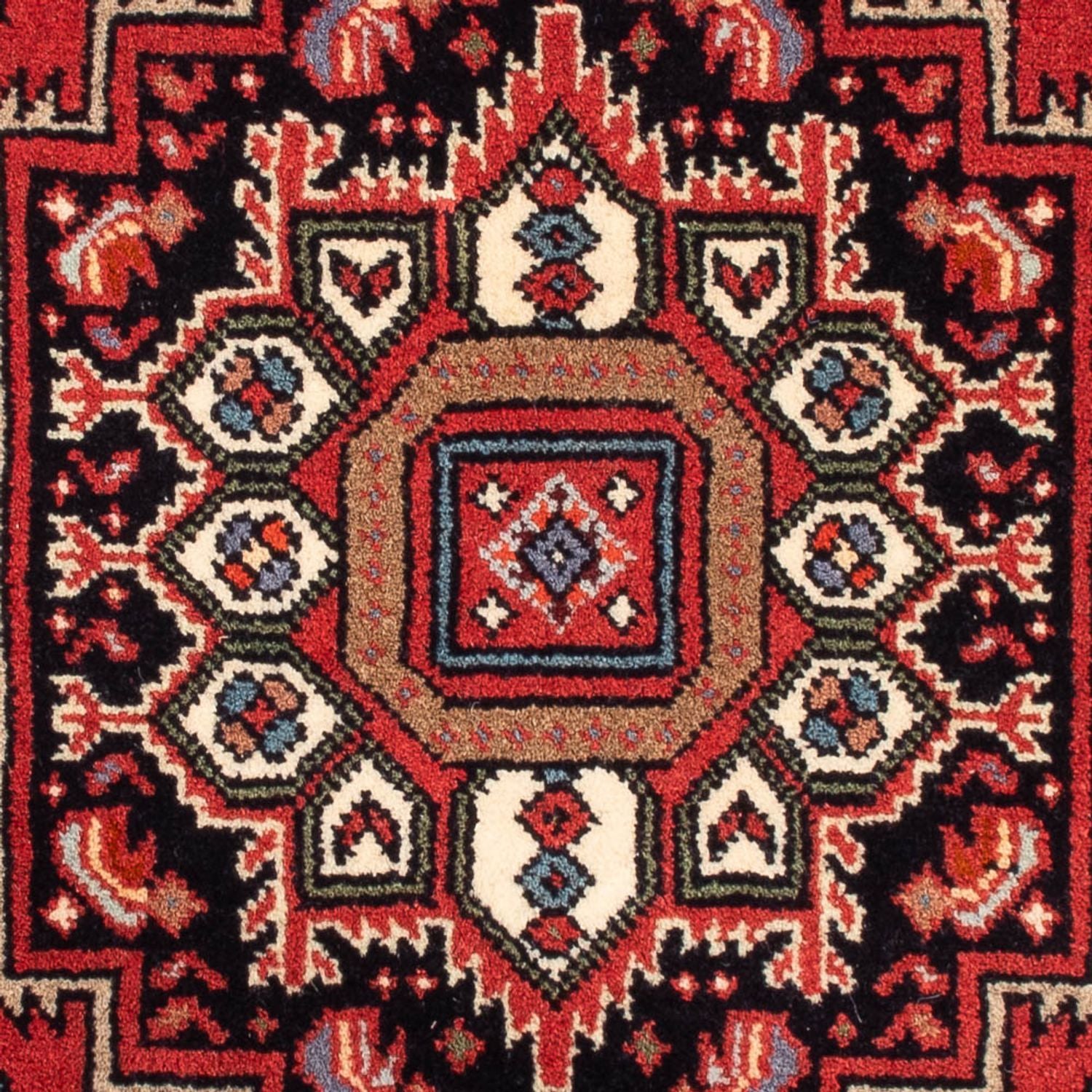 Persisk tæppe - Nomadisk - 86 x 63 cm - rød