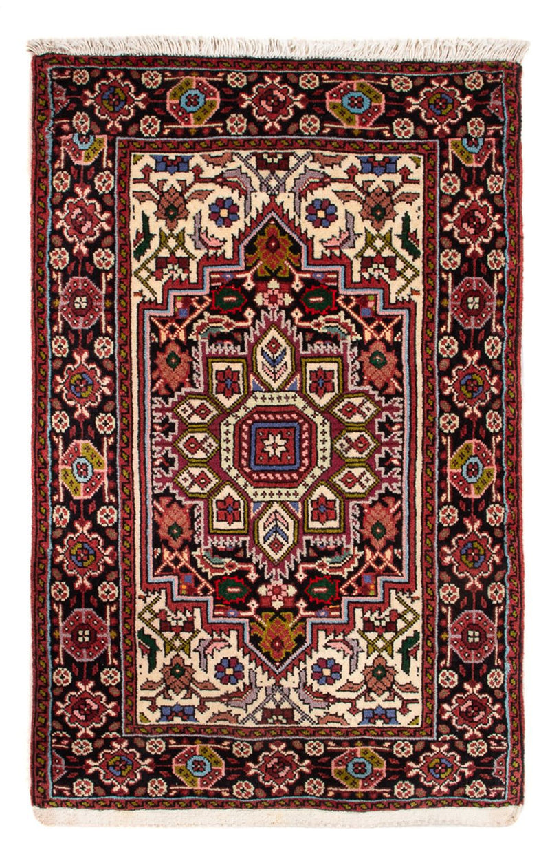 Persisk tæppe - Nomadisk - 85 x 46 cm - creme