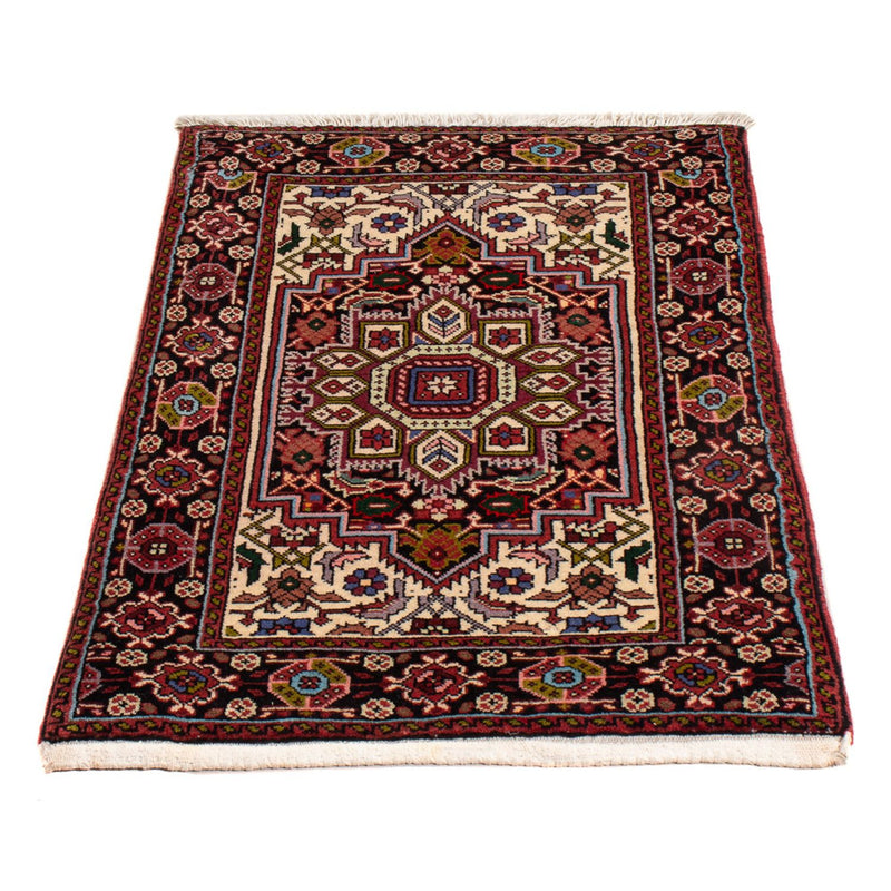 Persisk tæppe - Nomadisk - 85 x 46 cm - creme