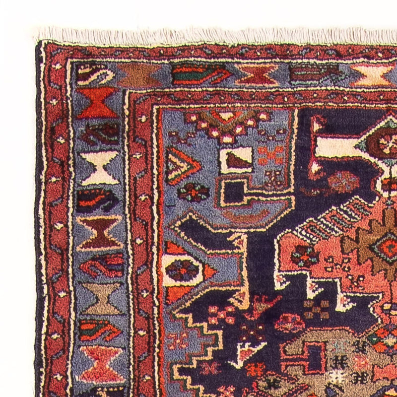 Løber Persisk tæppe - Nomadisk - 390 x 103 cm - mørkeblå