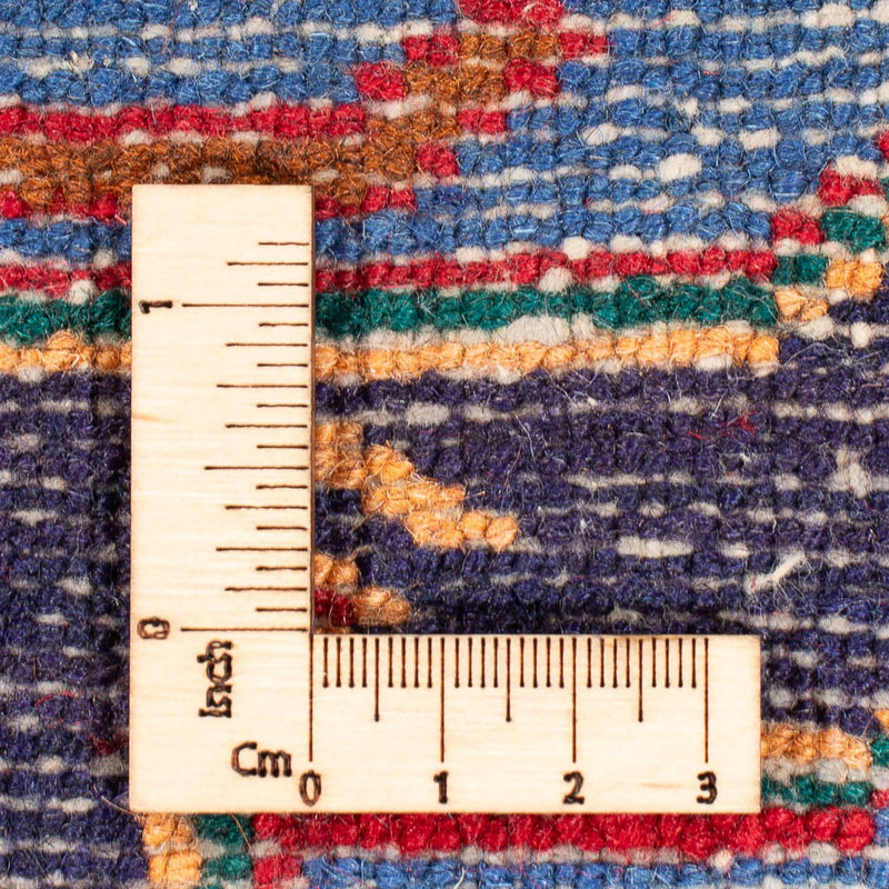 Løber Persisk tæppe - Nomadisk - 390 x 103 cm - mørkeblå