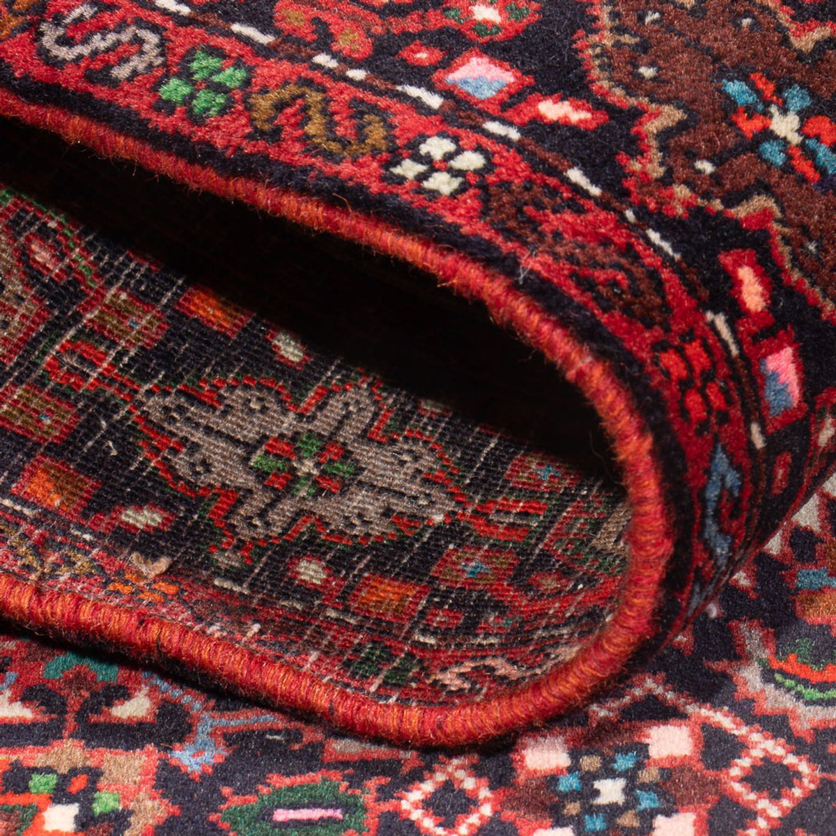 Persisk tæppe - Nomadisk - 120 x 80 cm - rød