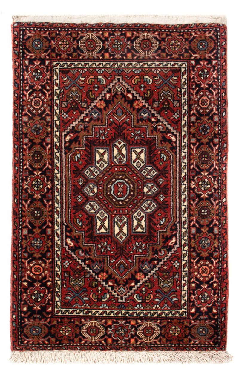 Persisk tæppe - Nomadisk - 77 x 48 cm - rød