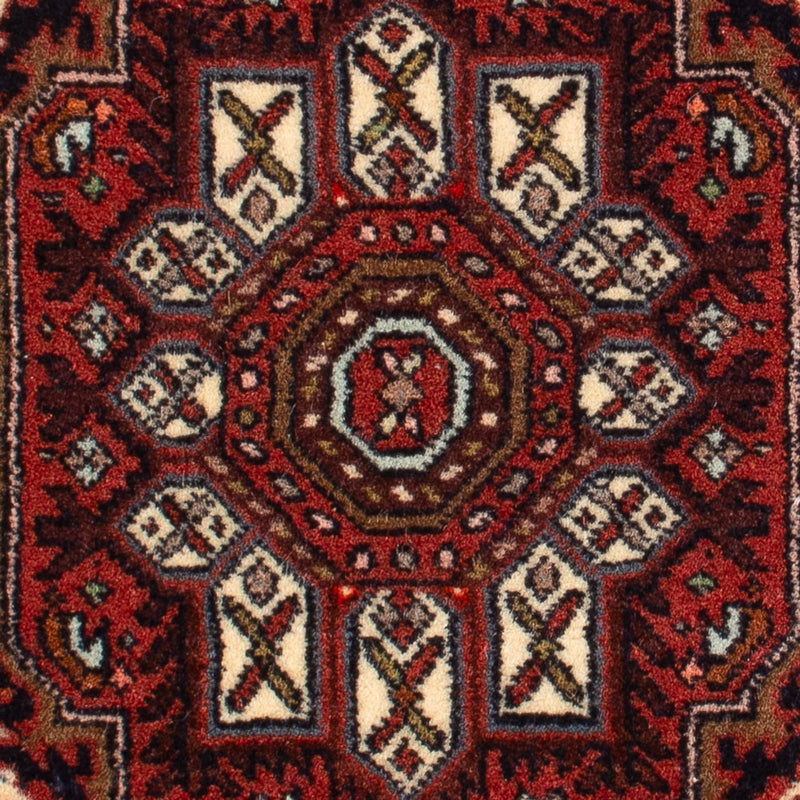Persisk tæppe - Nomadisk - 77 x 48 cm - rød