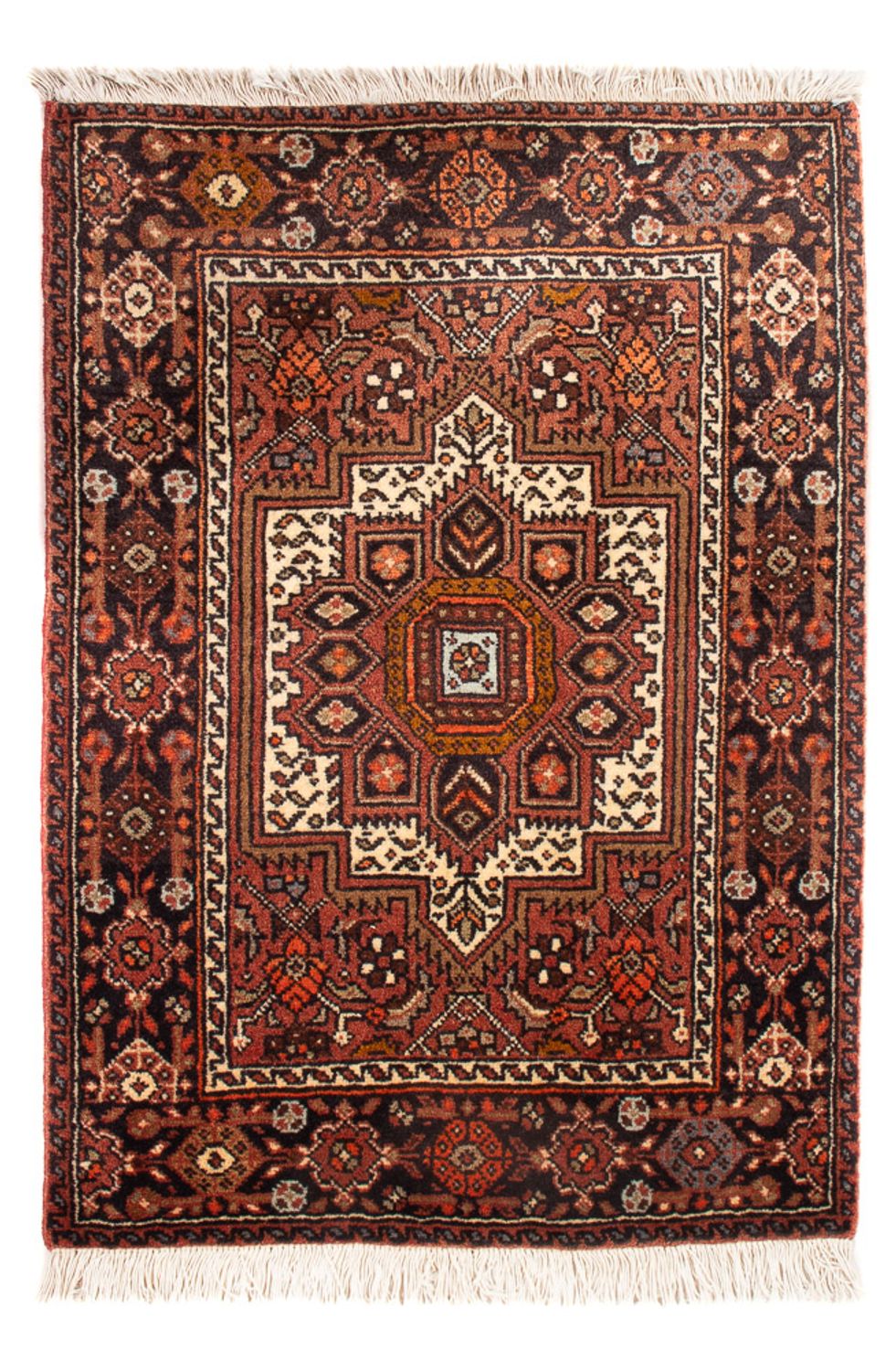 Persisk tæppe - Nomadisk - 72 x 48 cm - rød