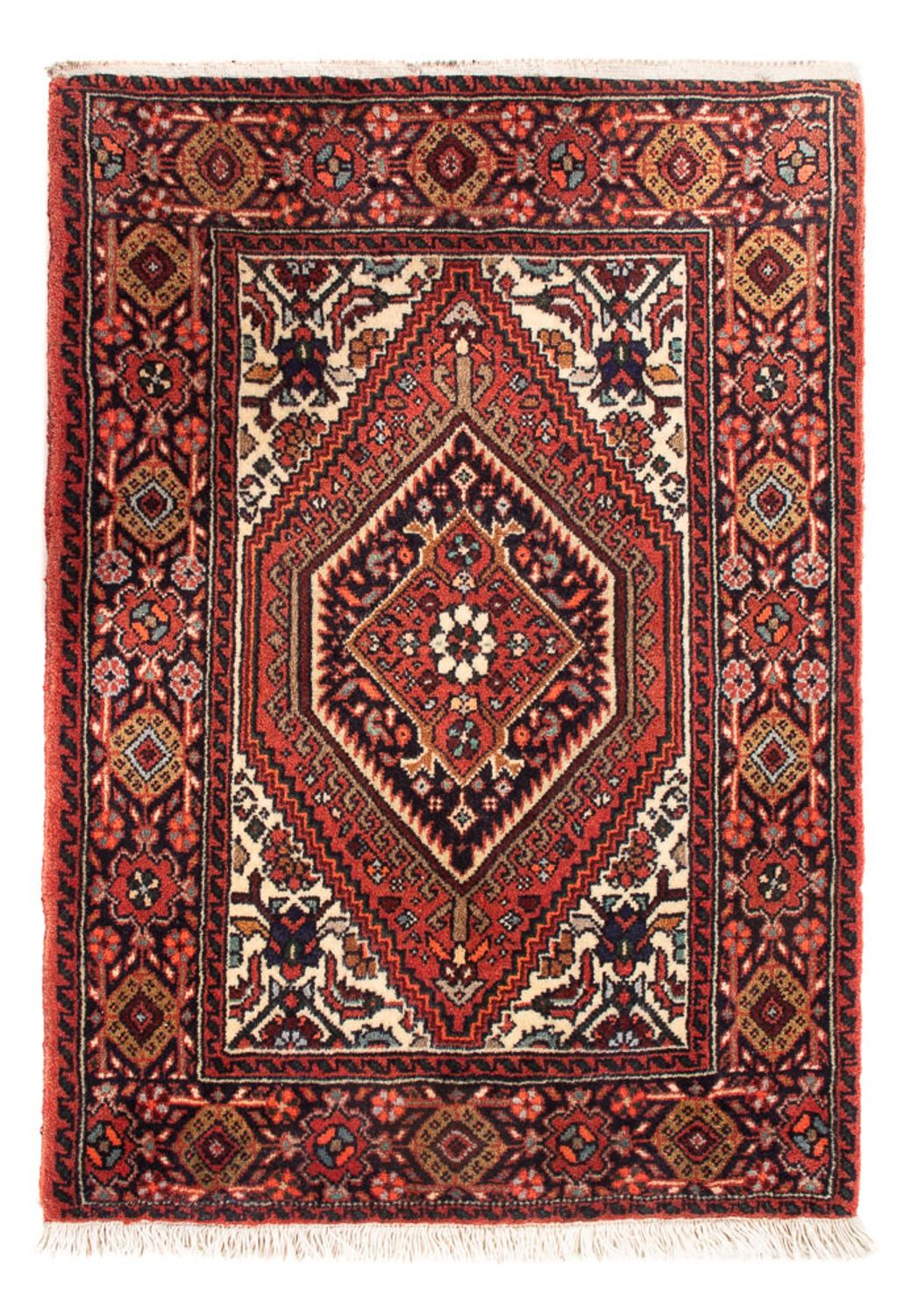 Persisk tæppe - Nomadisk - 72 x 53 cm - rød