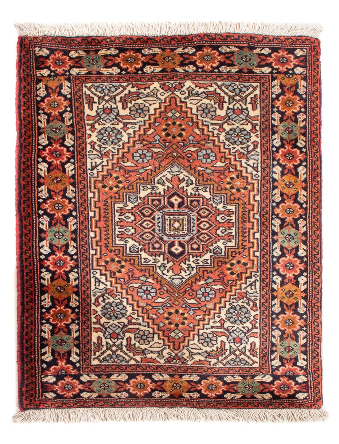 Persisk tæppe - Nomadisk - 68 x 54 cm - rød