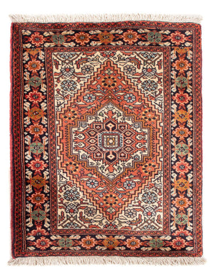 Persisk tæppe - Nomadisk - 68 x 54 cm - rød