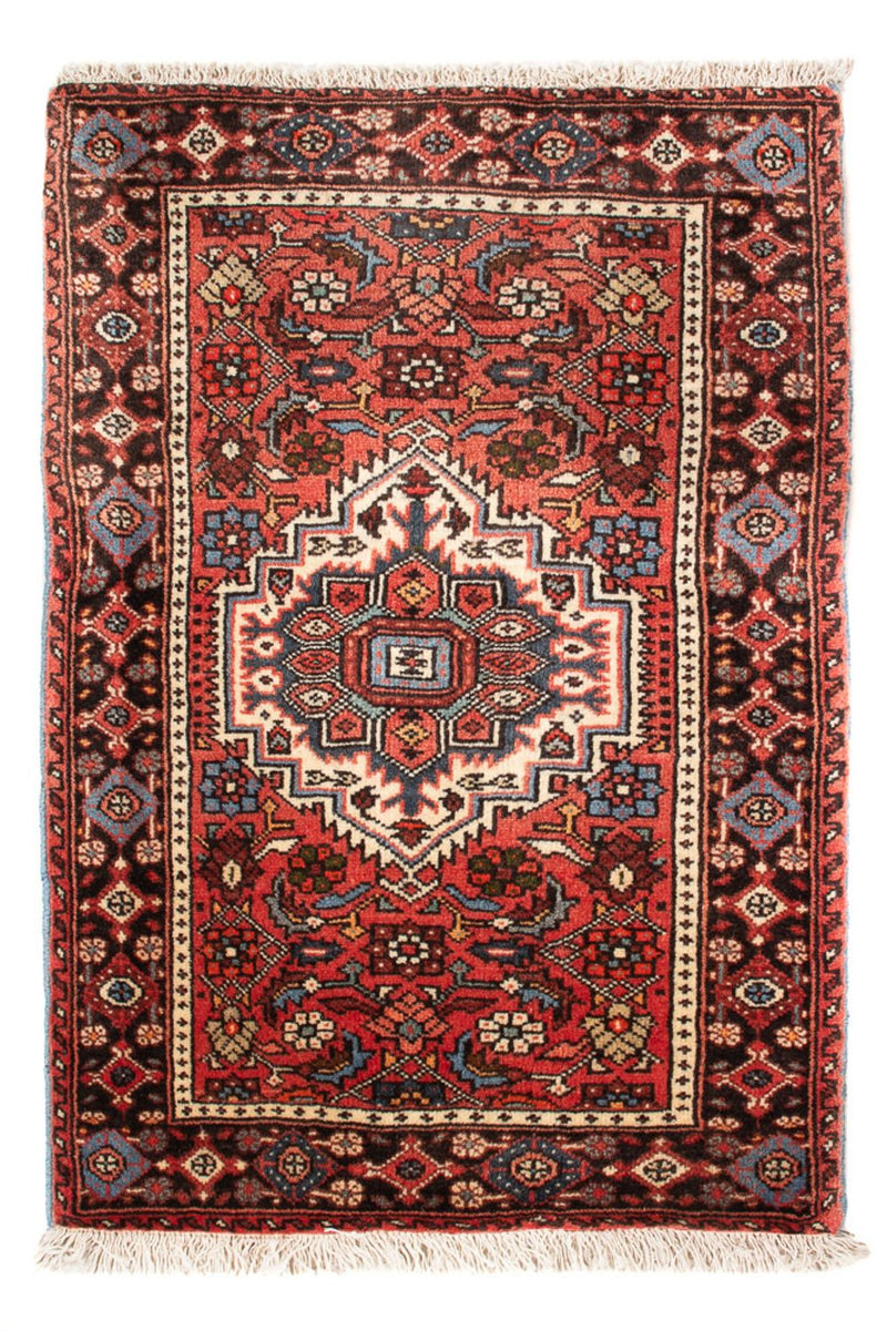 Persisk tæppe - Nomadisk - 72 x 48 cm - rød