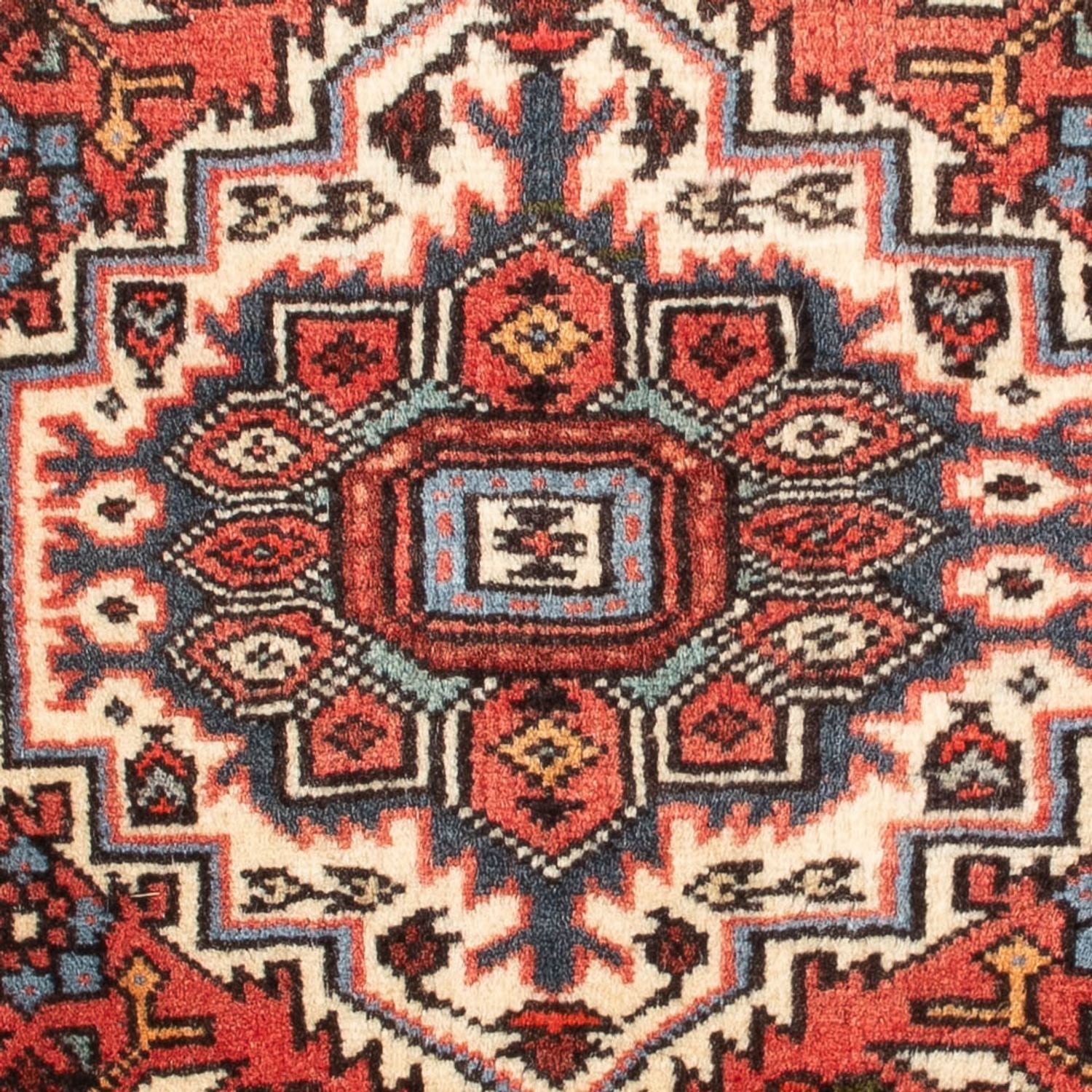 Persisk tæppe - Nomadisk - 72 x 48 cm - rød