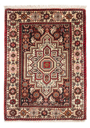 Persisk tæppe - Nomadisk - 72 x 50 cm - creme
