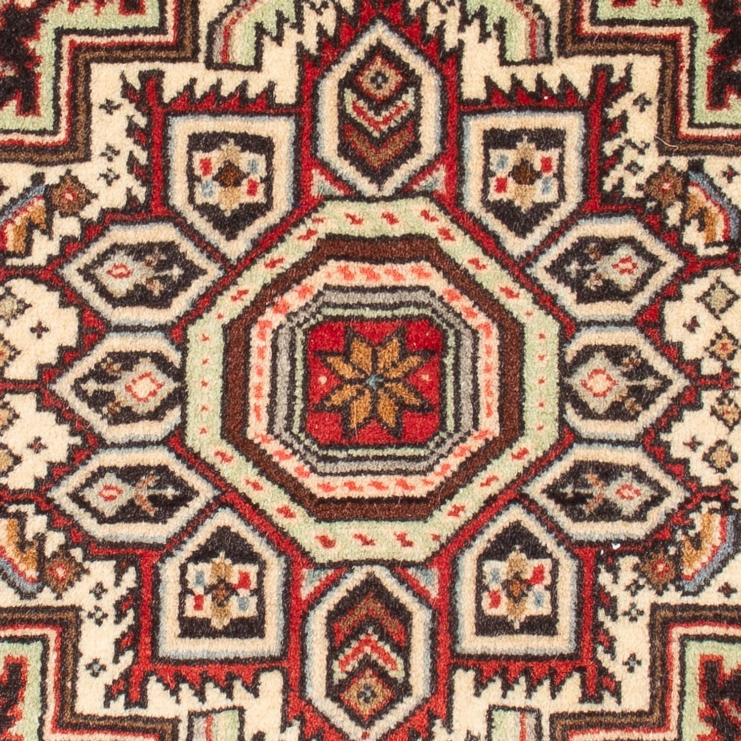 Persisk tæppe - Nomadisk - 72 x 50 cm - creme