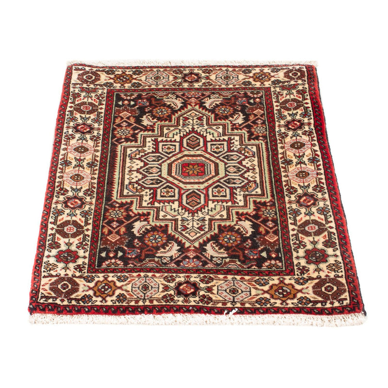Persisk tæppe - Nomadisk - 72 x 50 cm - creme