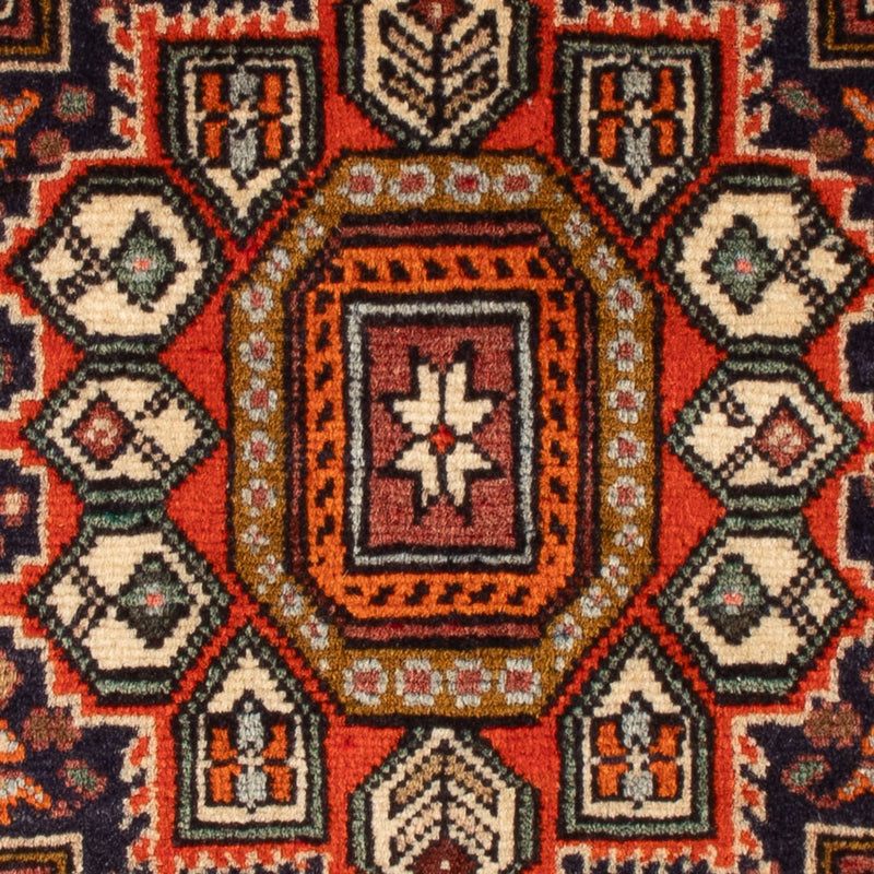 Persisk tæppe - Nomadisk - 72 x 52 cm - blå