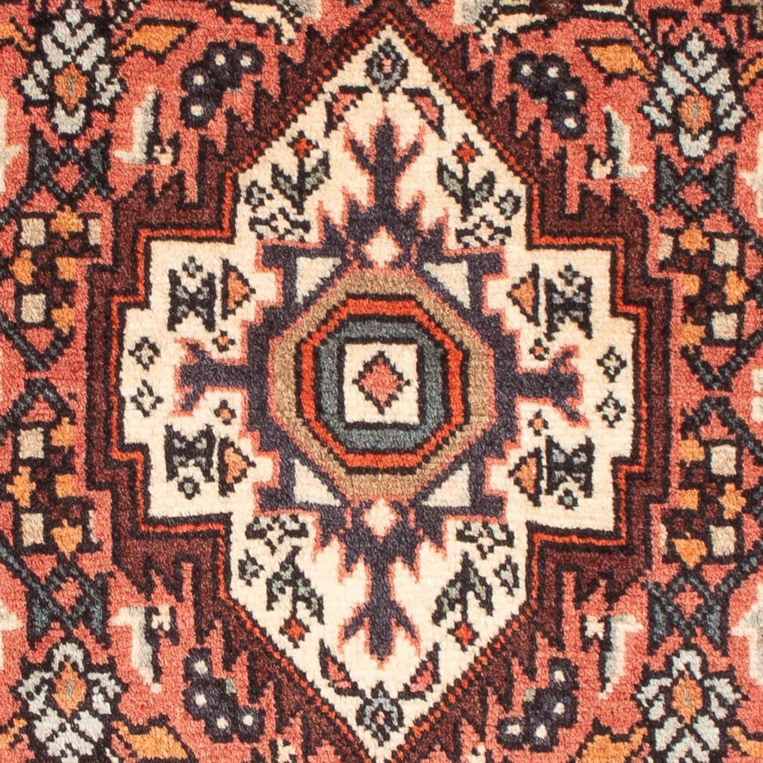 Persisk tæppe - Nomadisk - 80 x 53 cm - rød