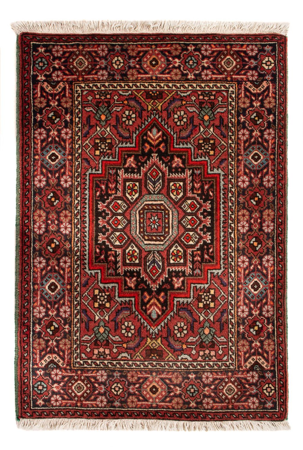 Persisk tæppe - Nomadisk - 78 x 54 cm - rød