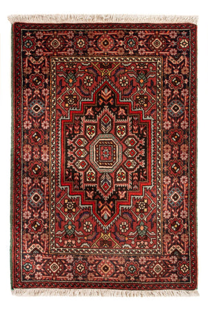 Persisk tæppe - Nomadisk - 78 x 54 cm - rød