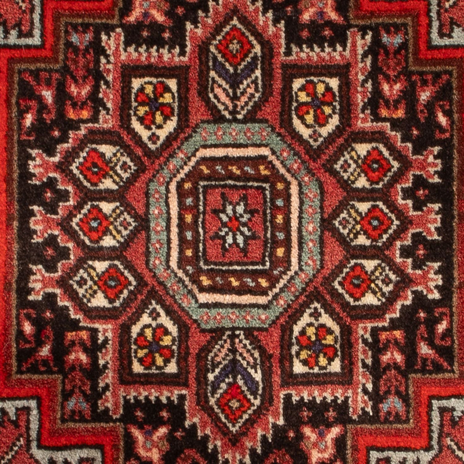 Persisk tæppe - Nomadisk - 78 x 54 cm - rød