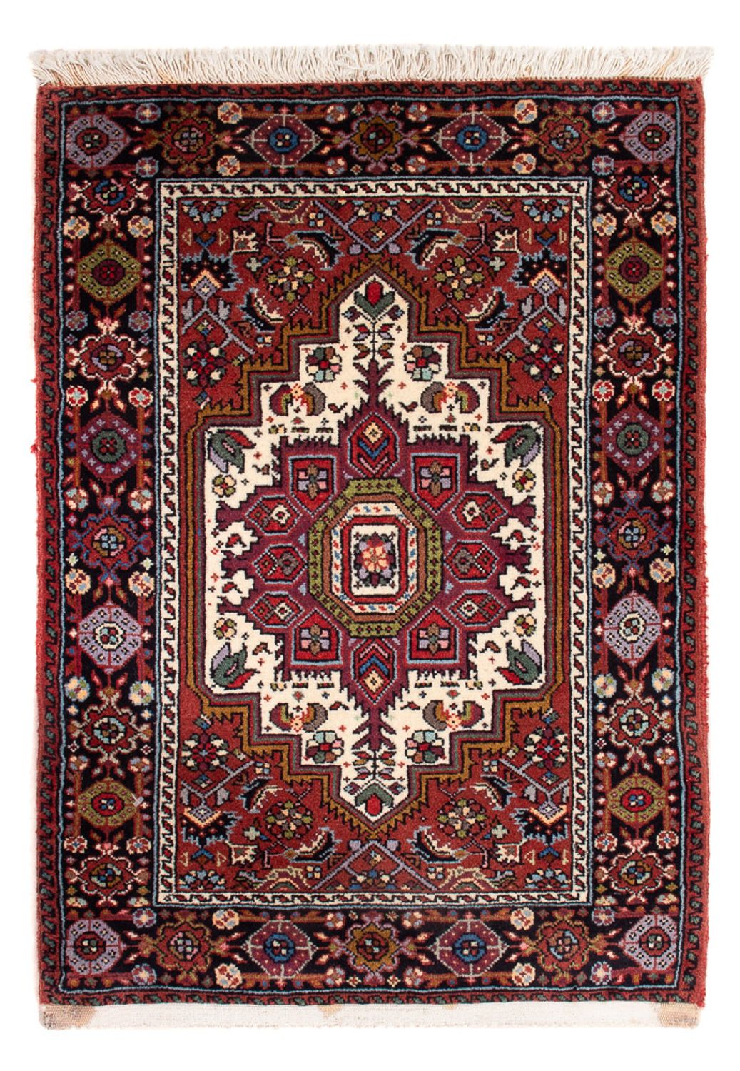 Persisk tæppe - Nomadisk - 88 x 60 cm - rød