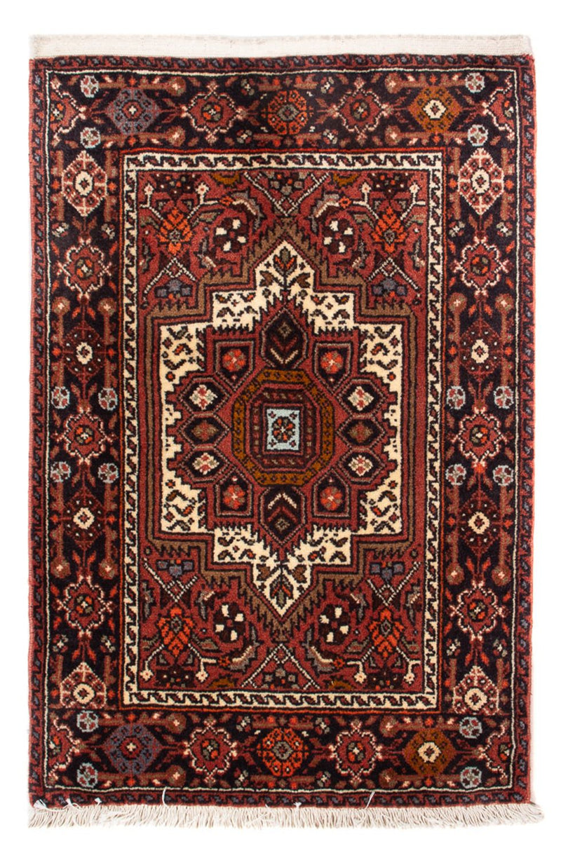 Persisk tæppe - Nomadisk - 86 x 56 cm - rød