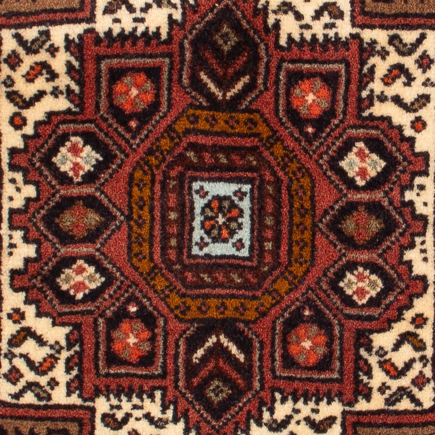 Persisk tæppe - Nomadisk - 86 x 56 cm - rød