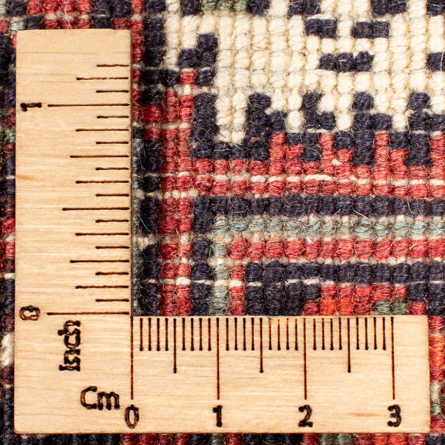 Persisk tæppe - Nomadisk - 86 x 56 cm - rød