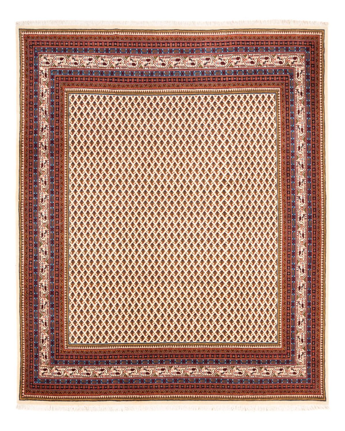 Persisk tæppe - Mir - 254 x 210 cm - lys beige