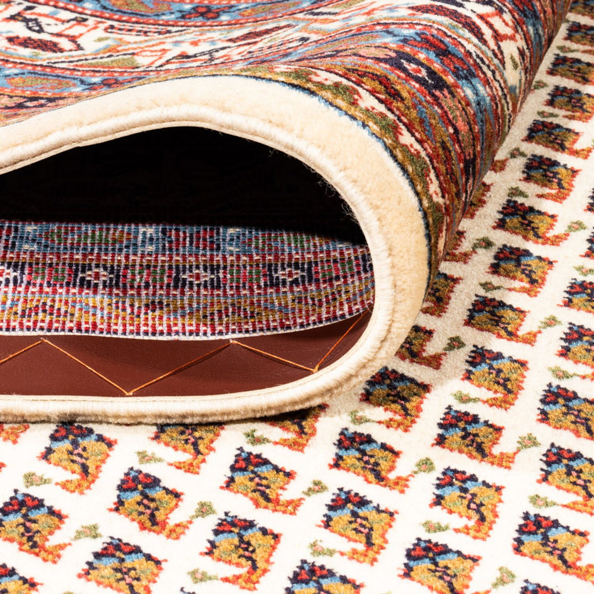 Persisk tæppe - Mir - 254 x 210 cm - lys beige