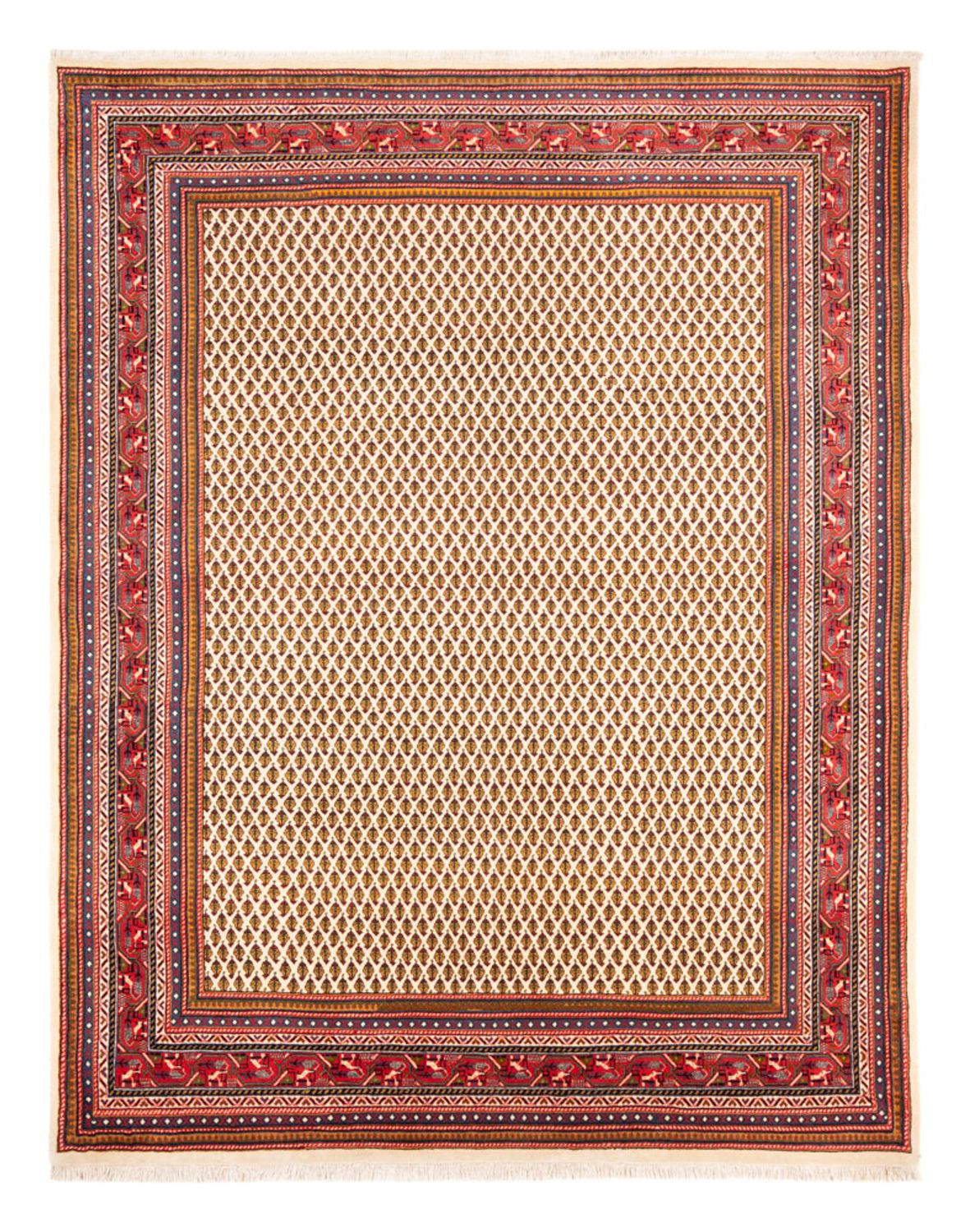 Persisk tæppe - Mir - 266 x 212 cm - lys beige