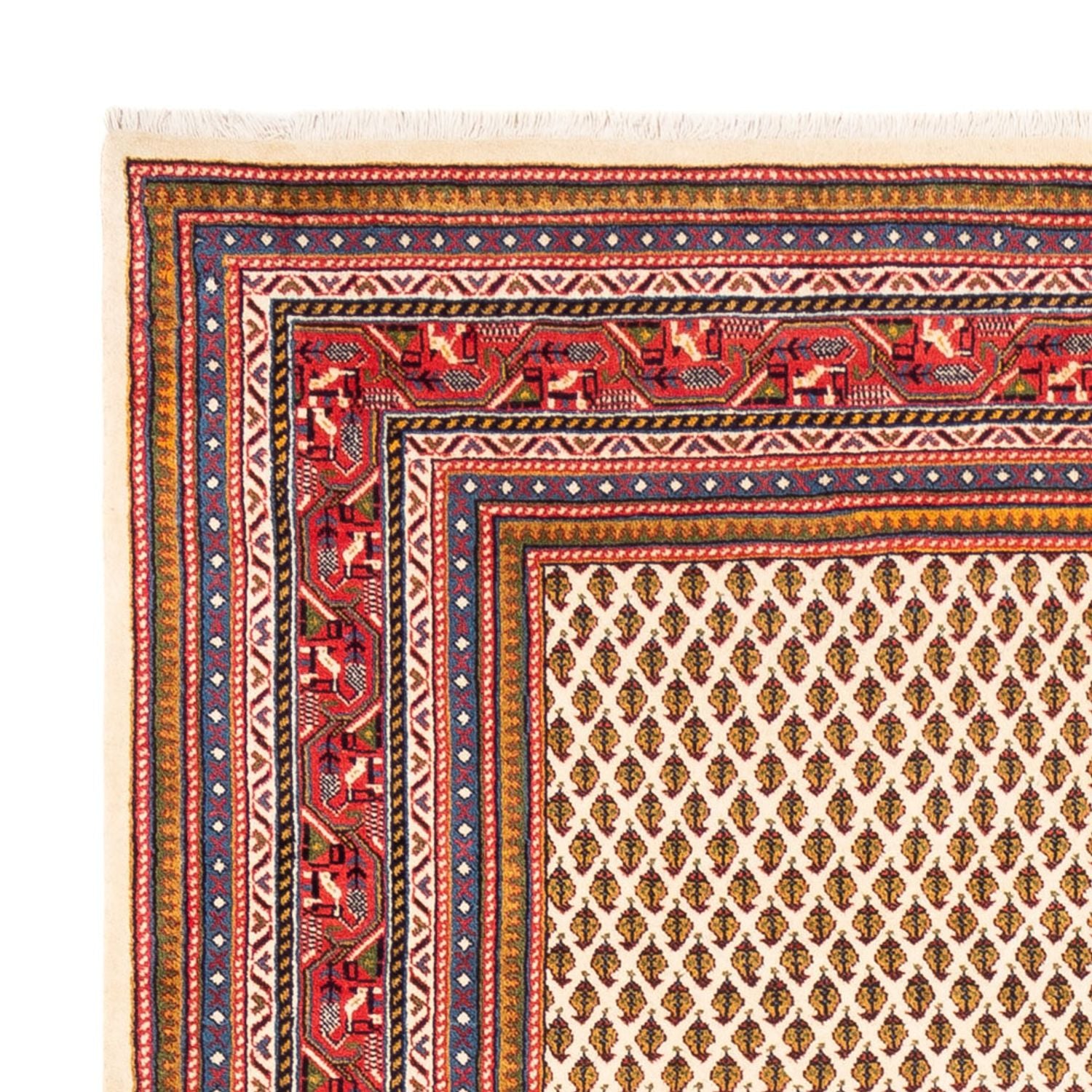 Persisk tæppe - Mir - 266 x 212 cm - lys beige